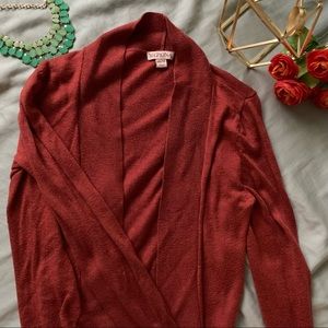 Merona Rust Colored Cardigan